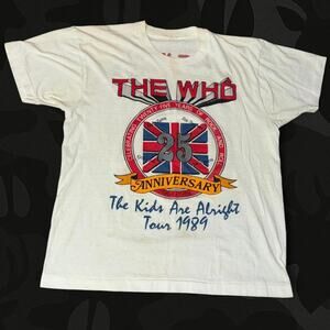 true vintage 1989 the who tour tee size xl